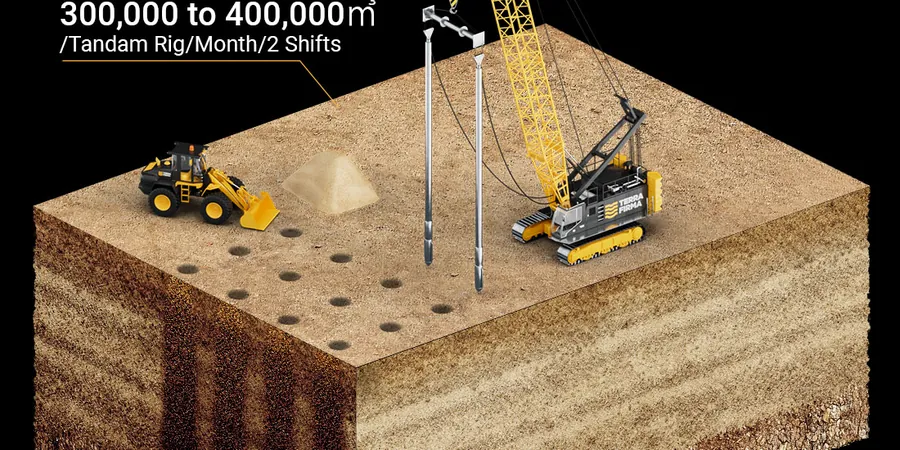 Illustrative image of Vibrocompactacion in Albury-Wodonga